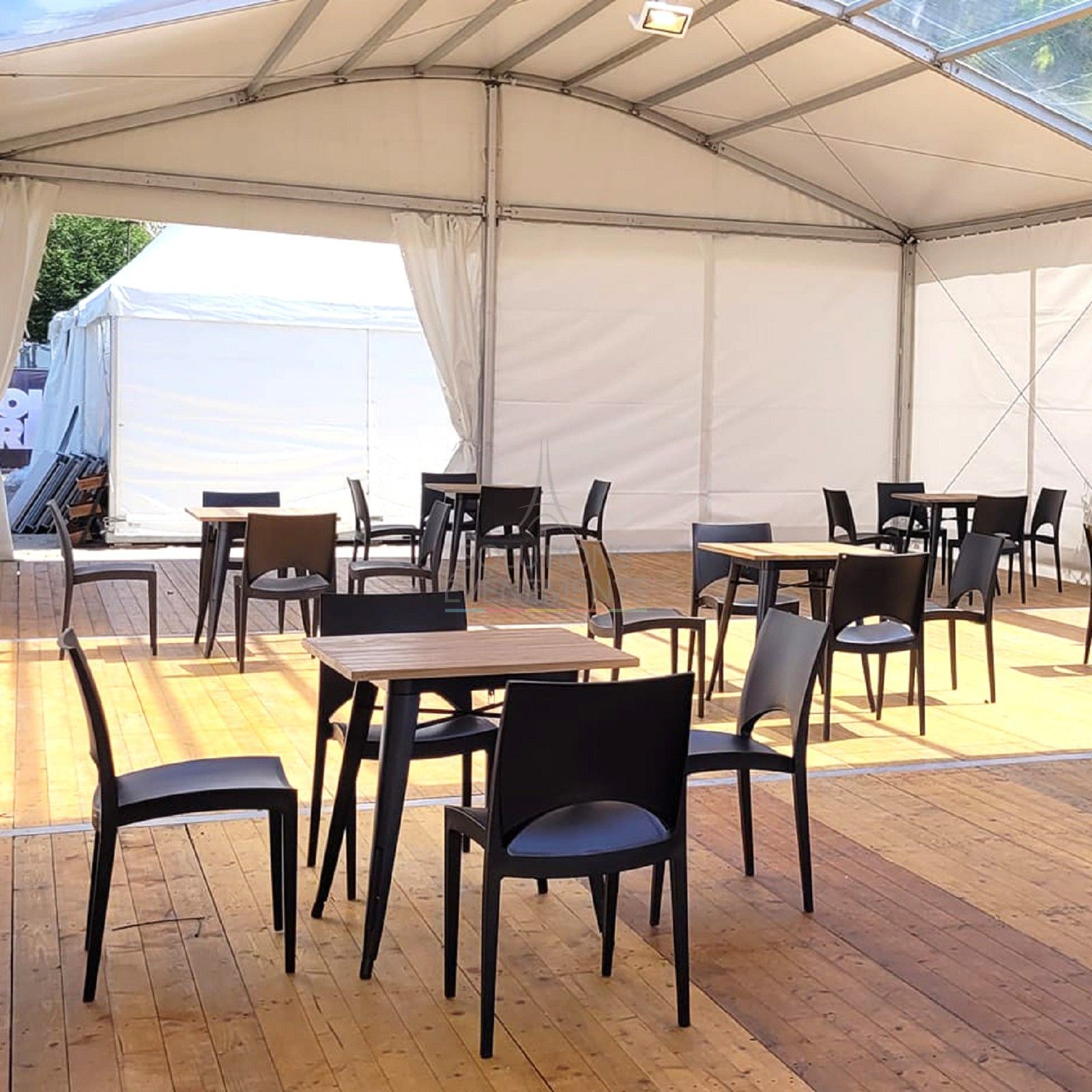 Table Dinner Tolix - Plateau Eiffel - Visuel 4