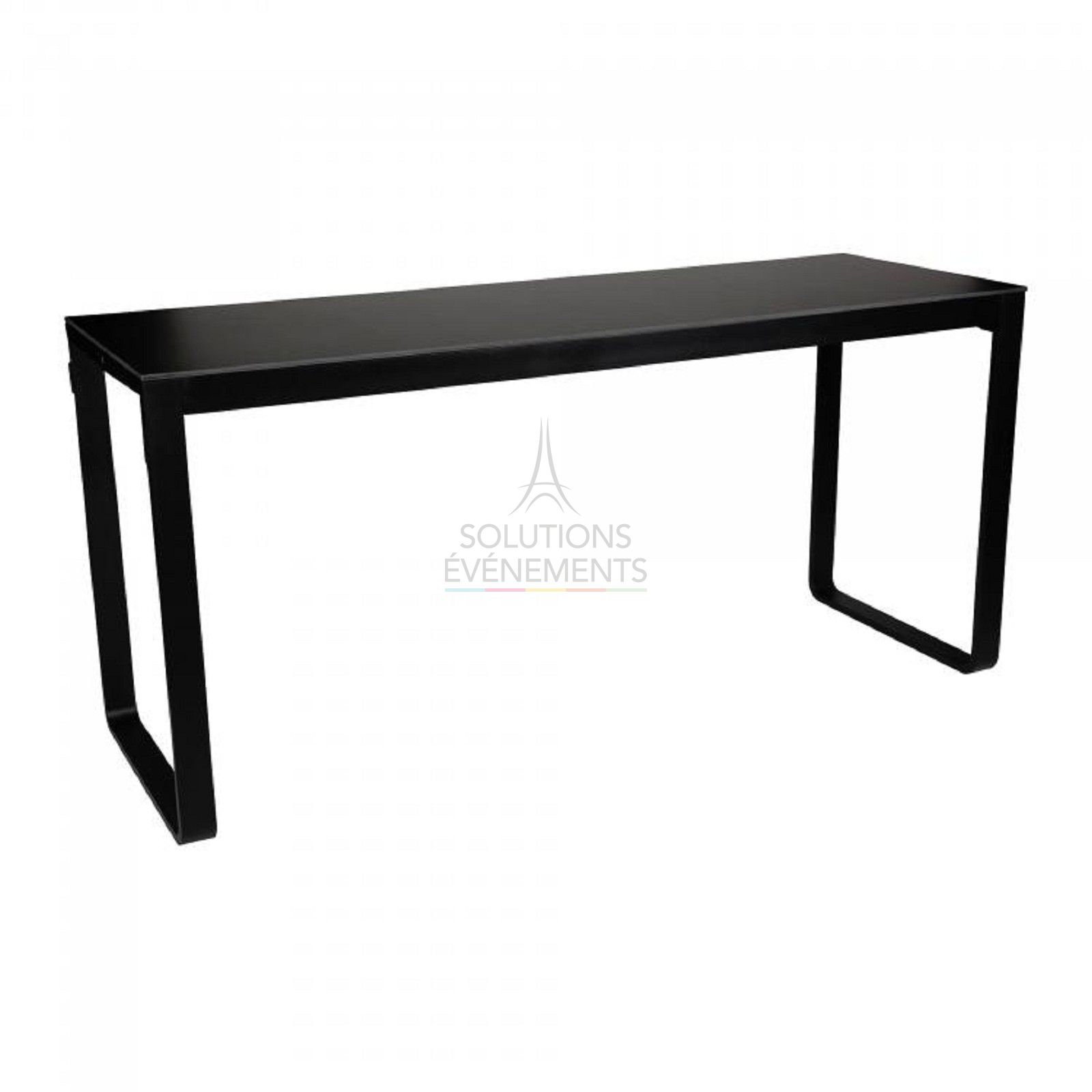 Location de table design Flow Grande noir