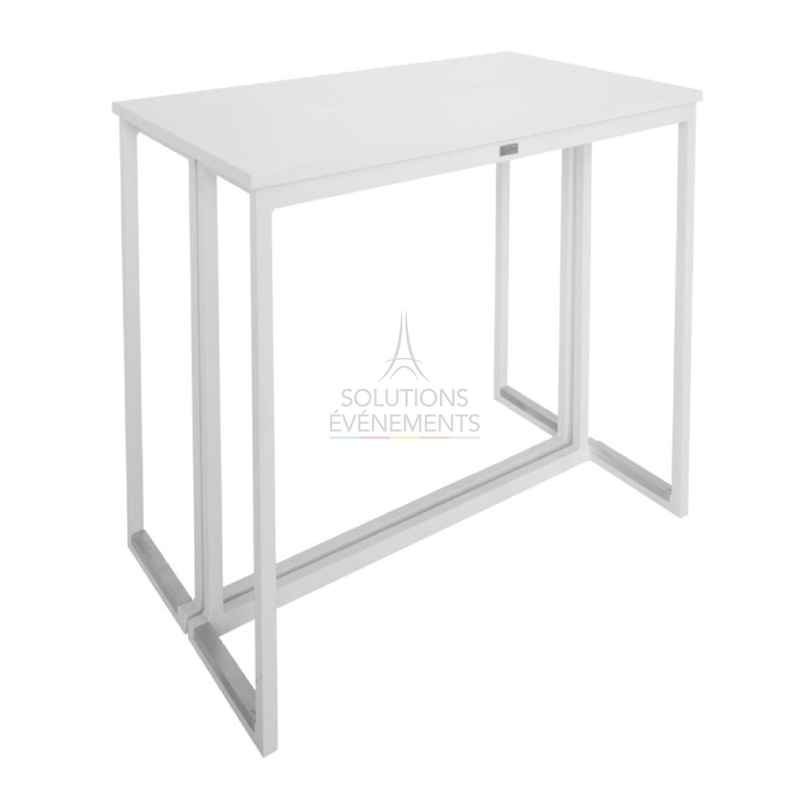 Location de table haute au design moderne