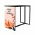 custom black kubo high table - black top