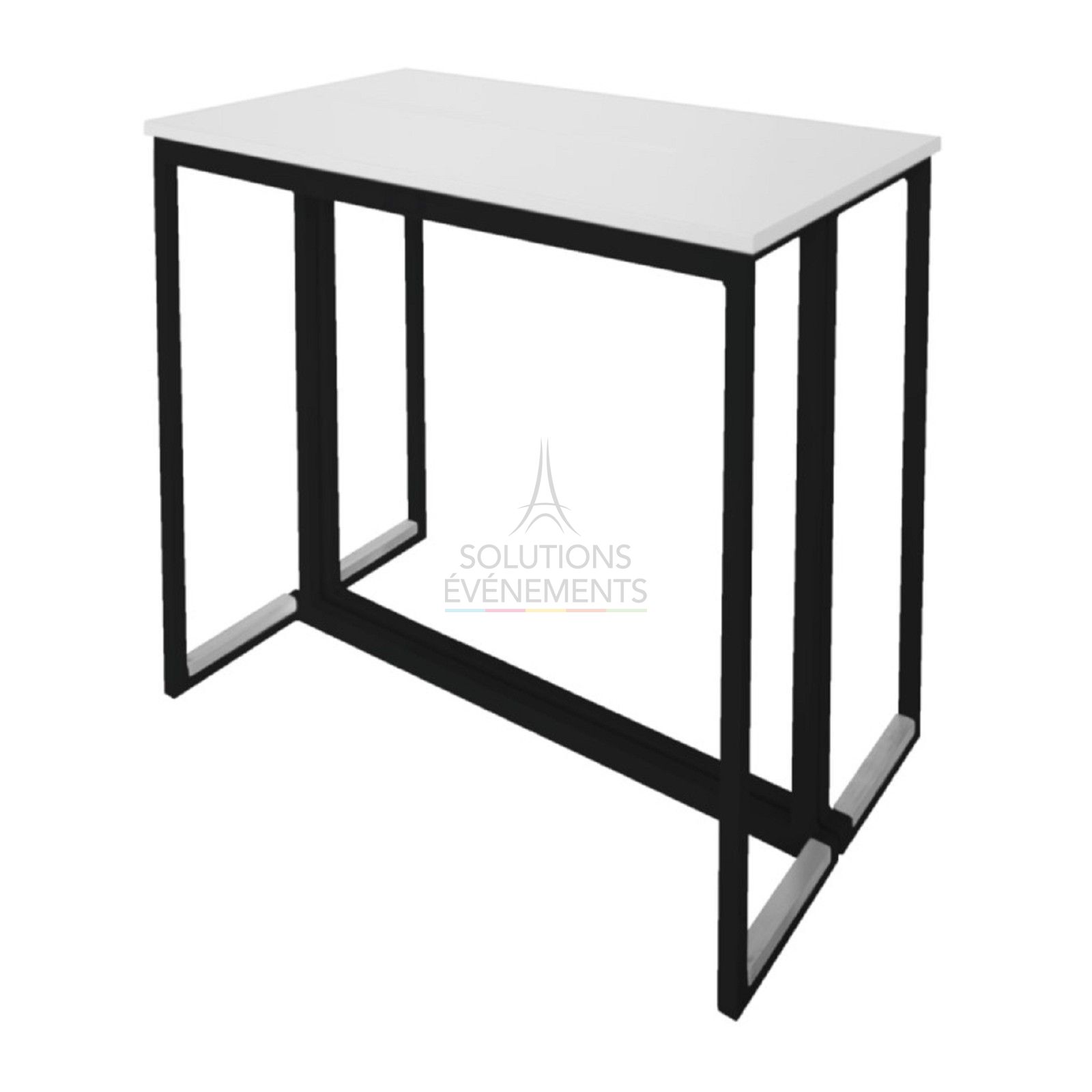 Location de table haute au design moderne