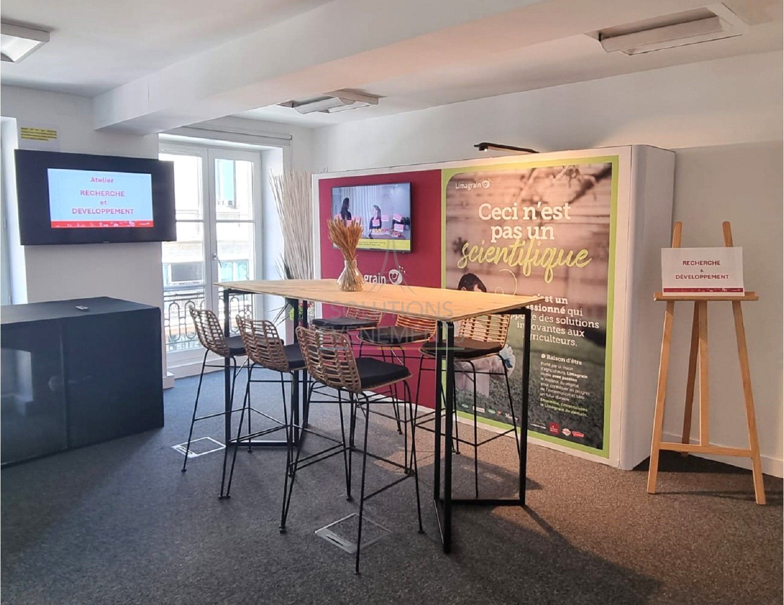 Table haute Tribo Noir - Plateau Senlis - Visuel 6