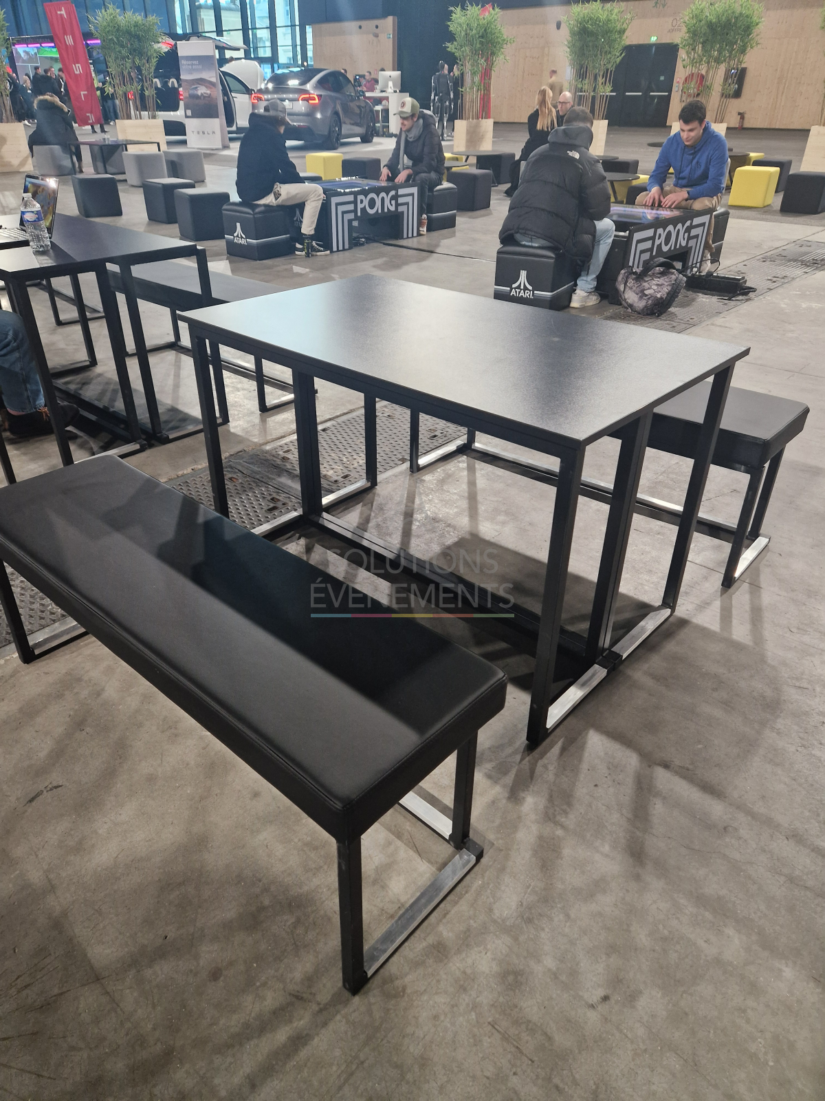 Table Kubo Noire - Plateau Noir - Visuel 6