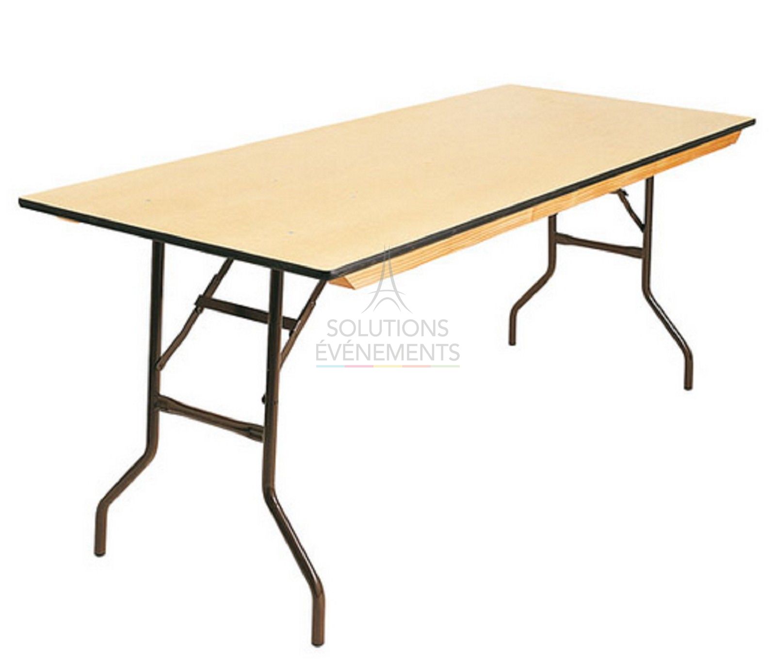 Table restauration pliante 240x76 cm - PMEVENTS - Location - Mobiliers