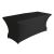 Rectangular table for 2 to 4 people with black cover