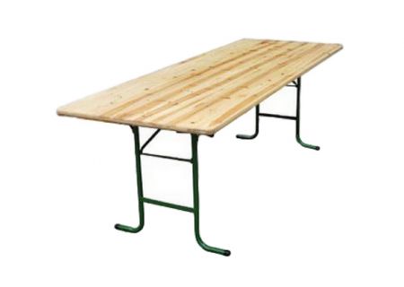 table rectangulaire bois banquet pour 10 personnes (220x70cm) kermesse