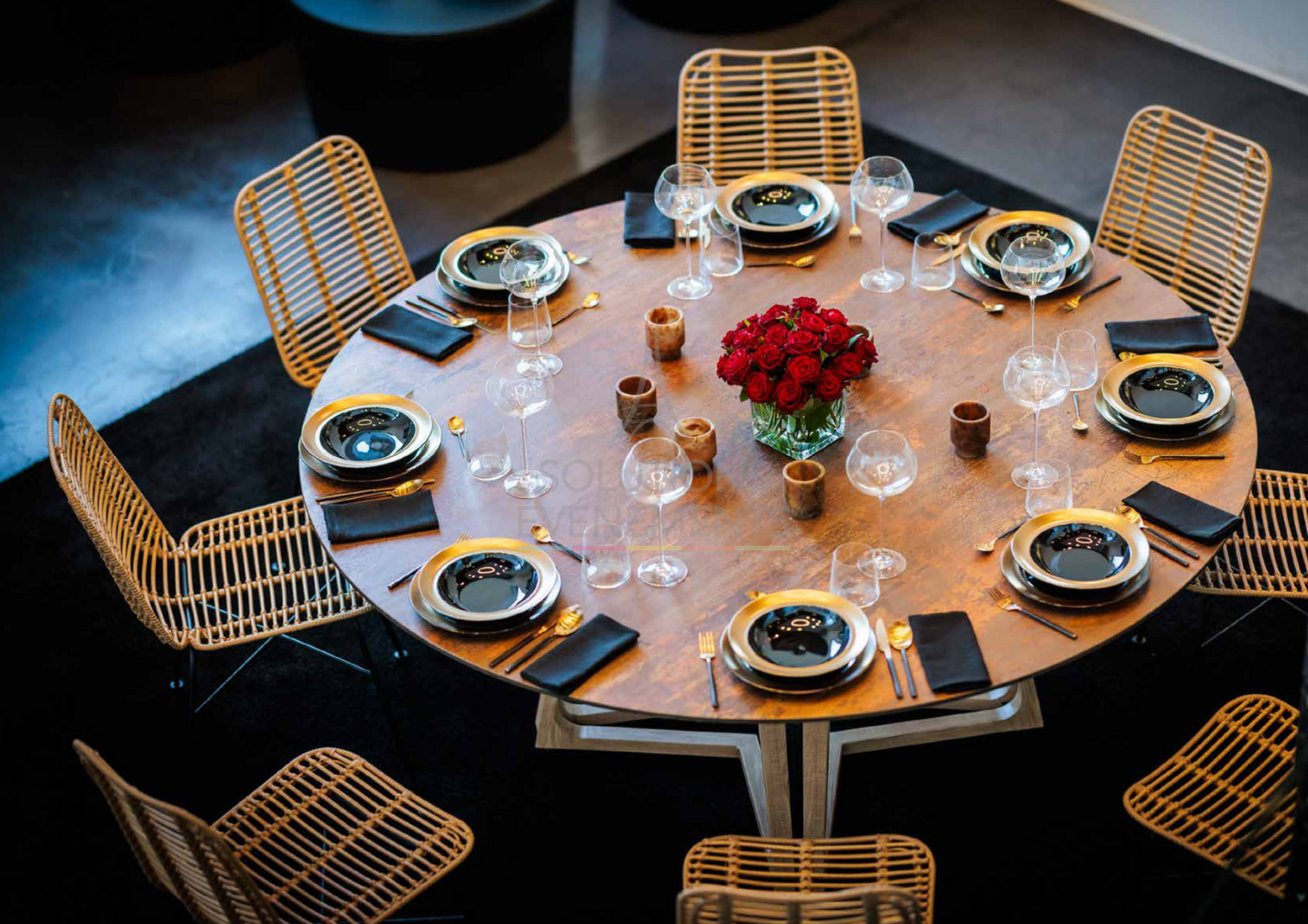 Table ronde Wings 8-12 pax - Plateau Factory Outdoor - Visuel 3