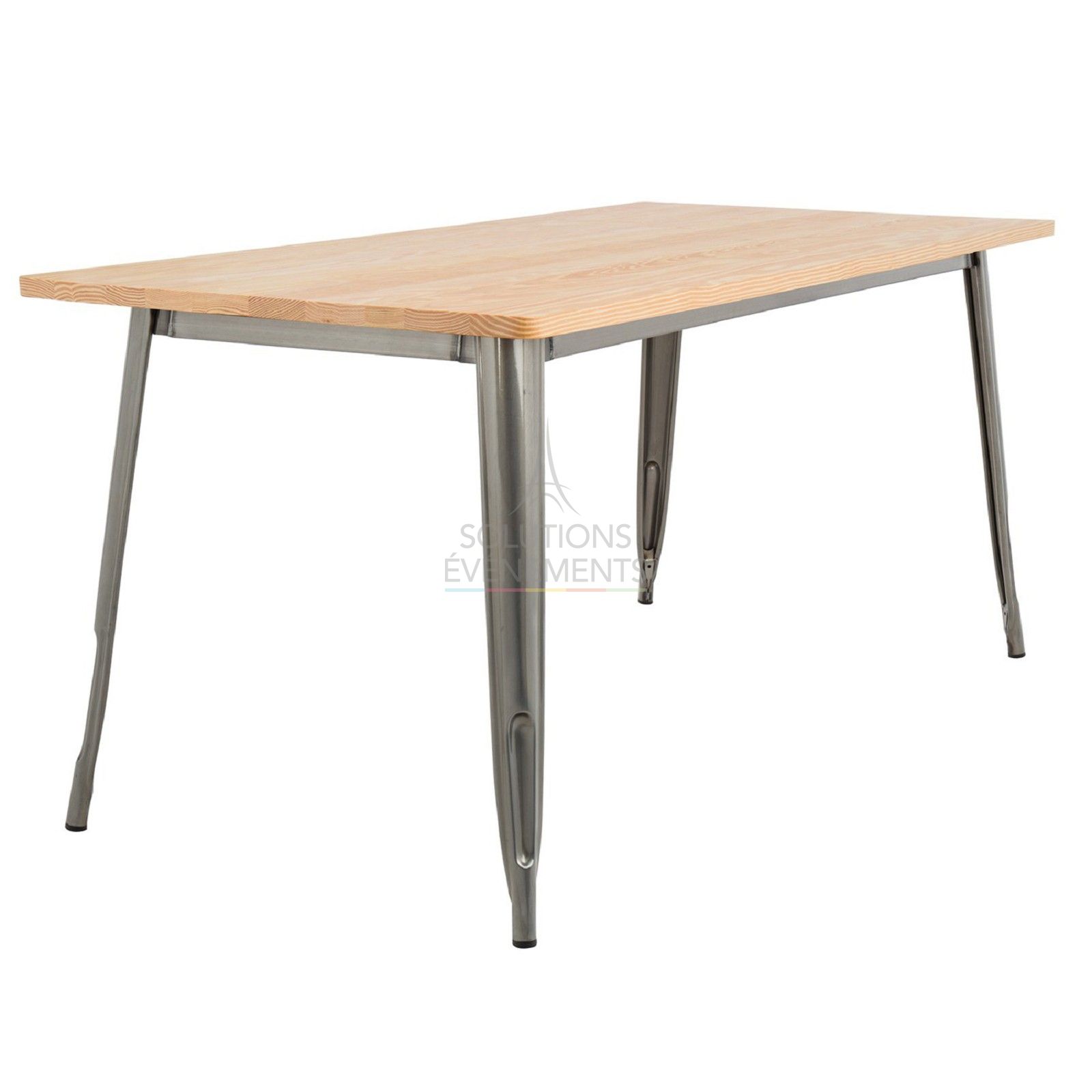 Location de table tolix 120 x 80cm