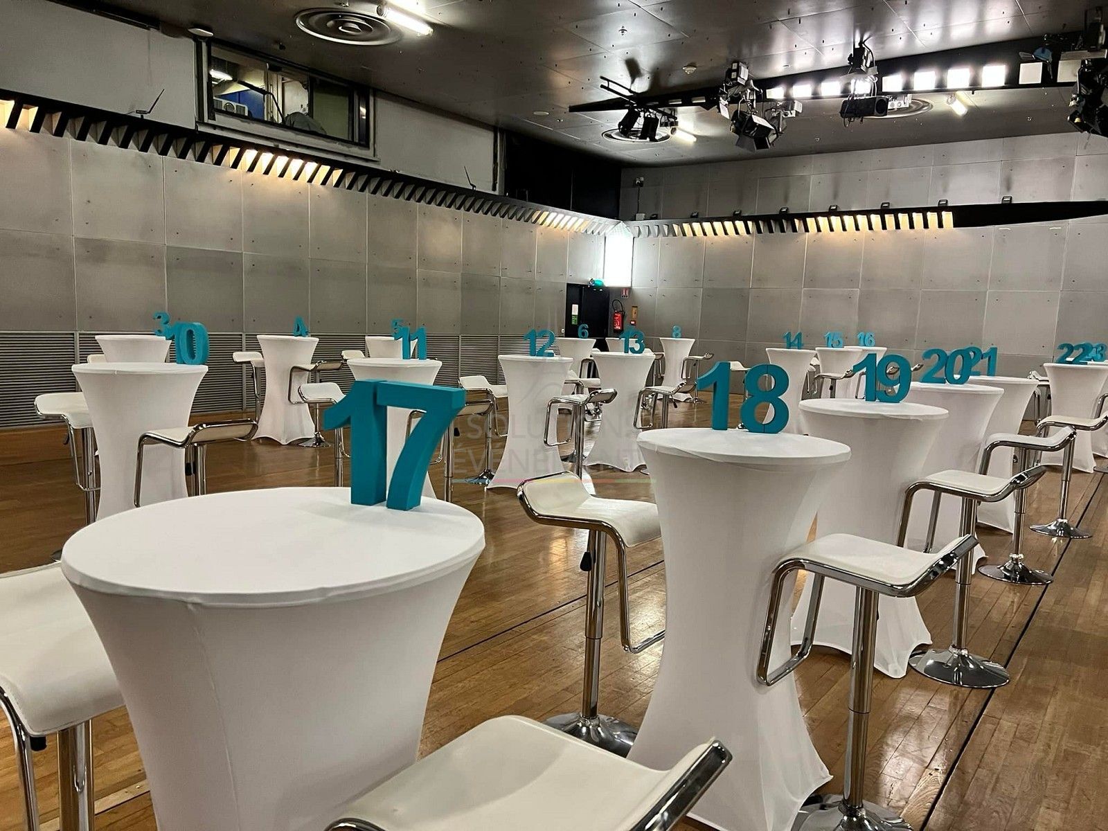 Tabouret de bar haut LEM-MAX Blanc - Visuel 5