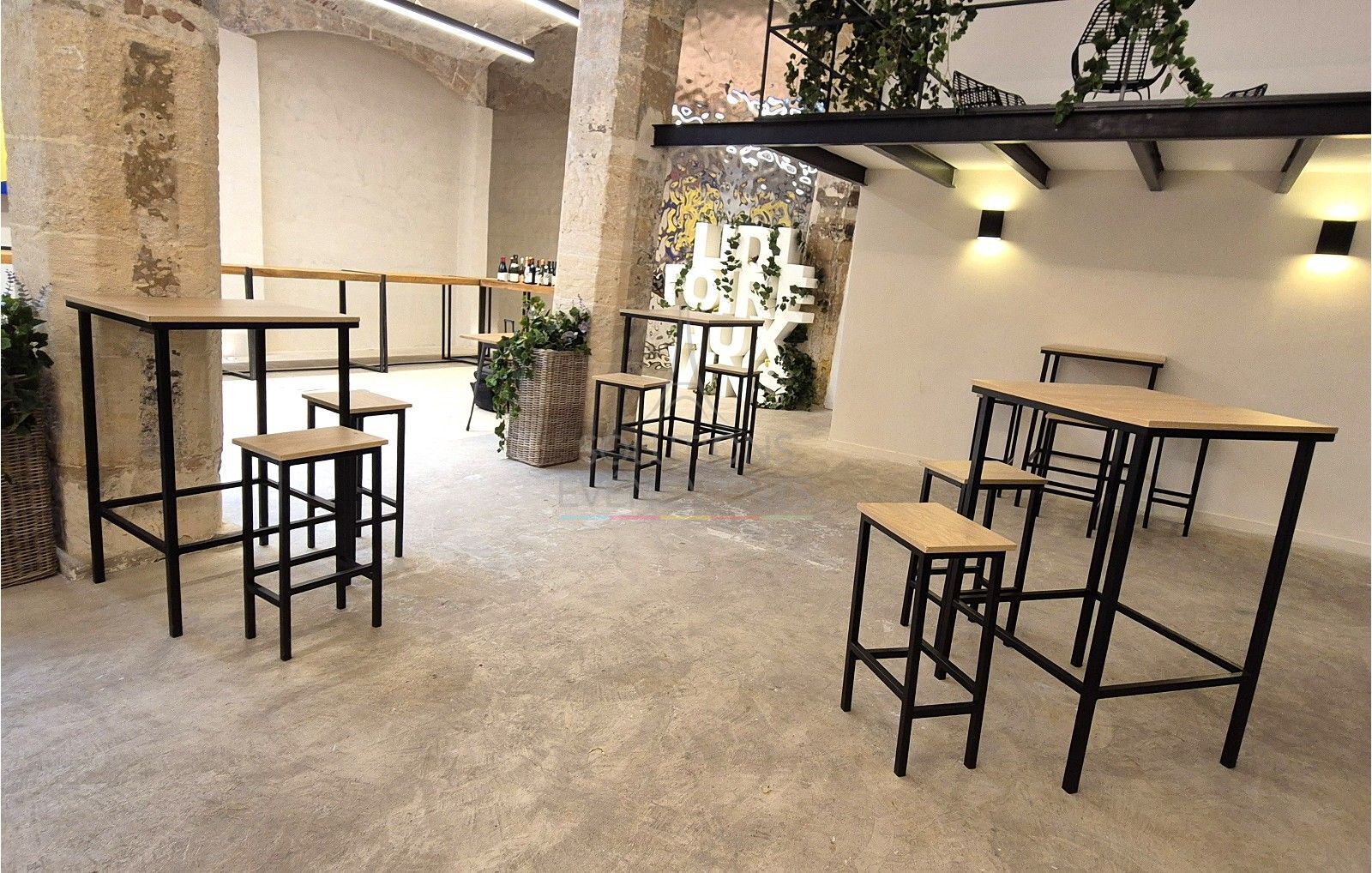 Tabouret de bar haut Metalika - Visuel 5