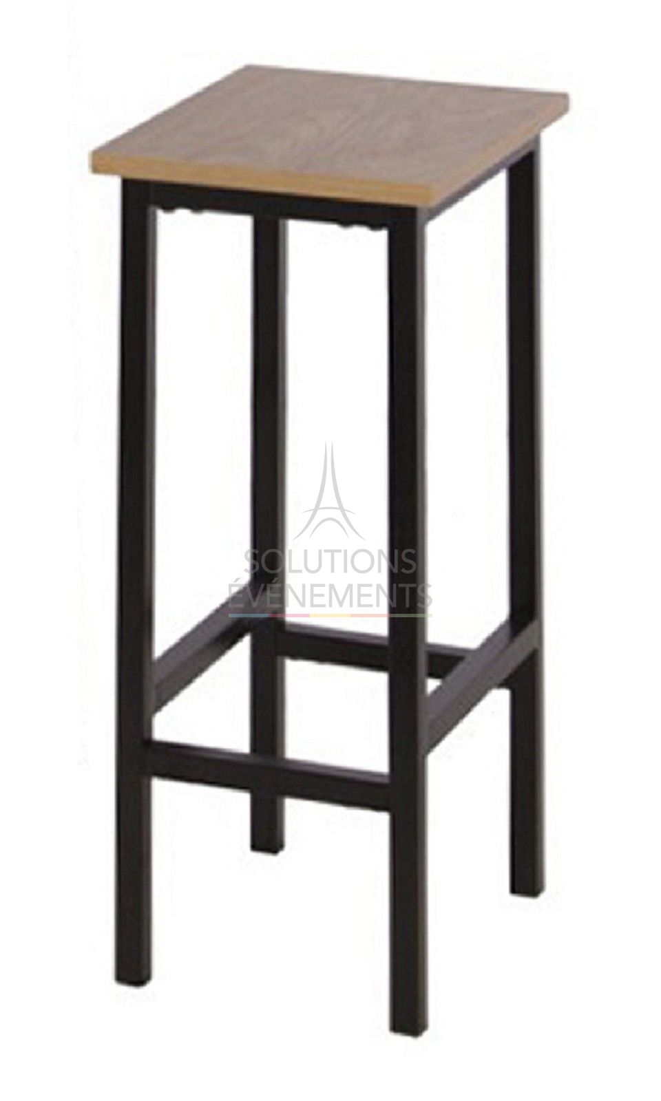 Location tabouret de bar métal et bois
