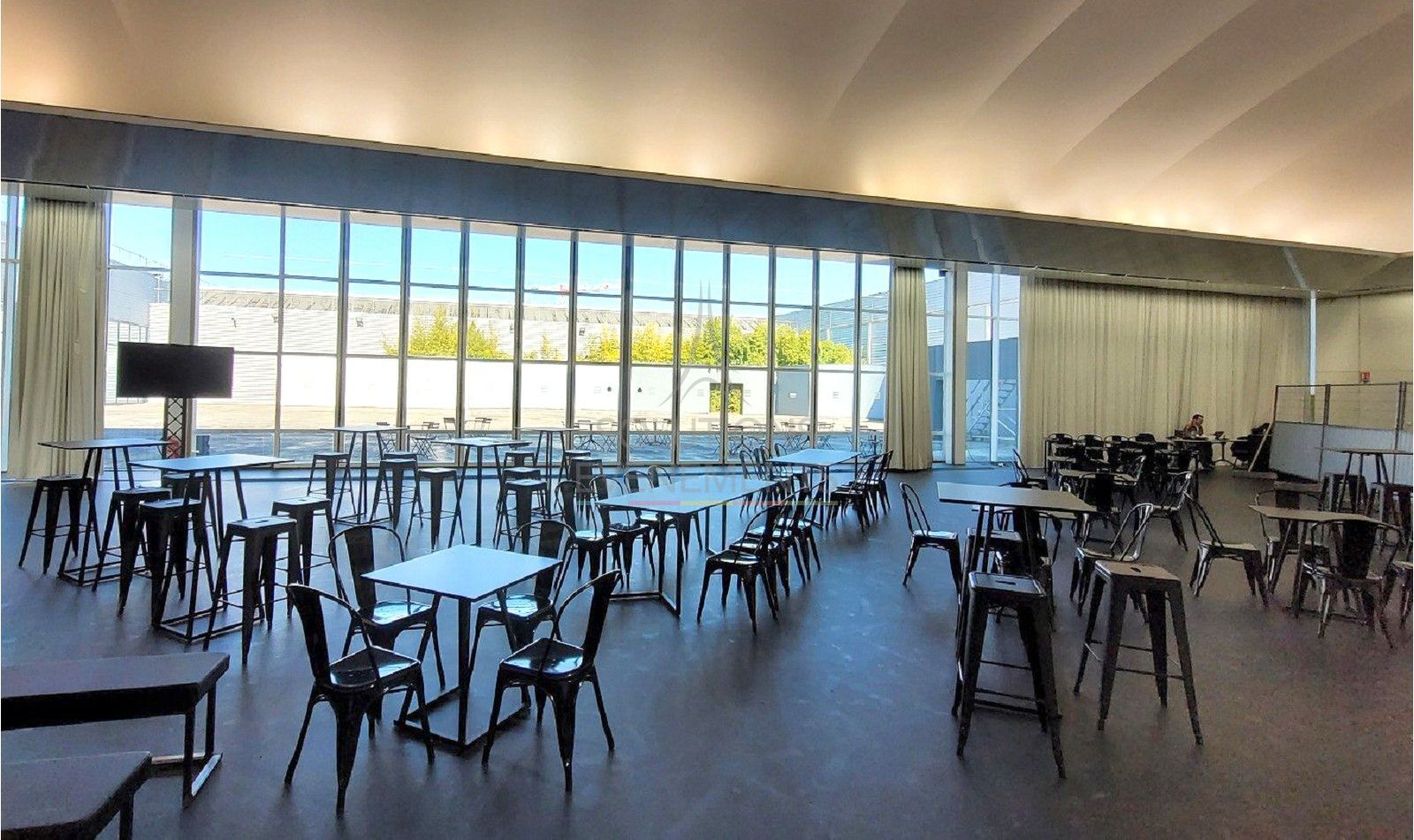 Tabouret de bar haut Tolix Noir Mat - Visuel 3