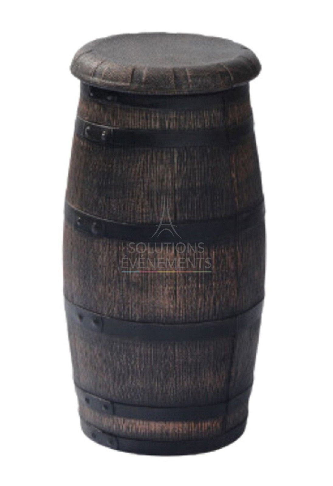 Location Tabouret de bar Tonneau