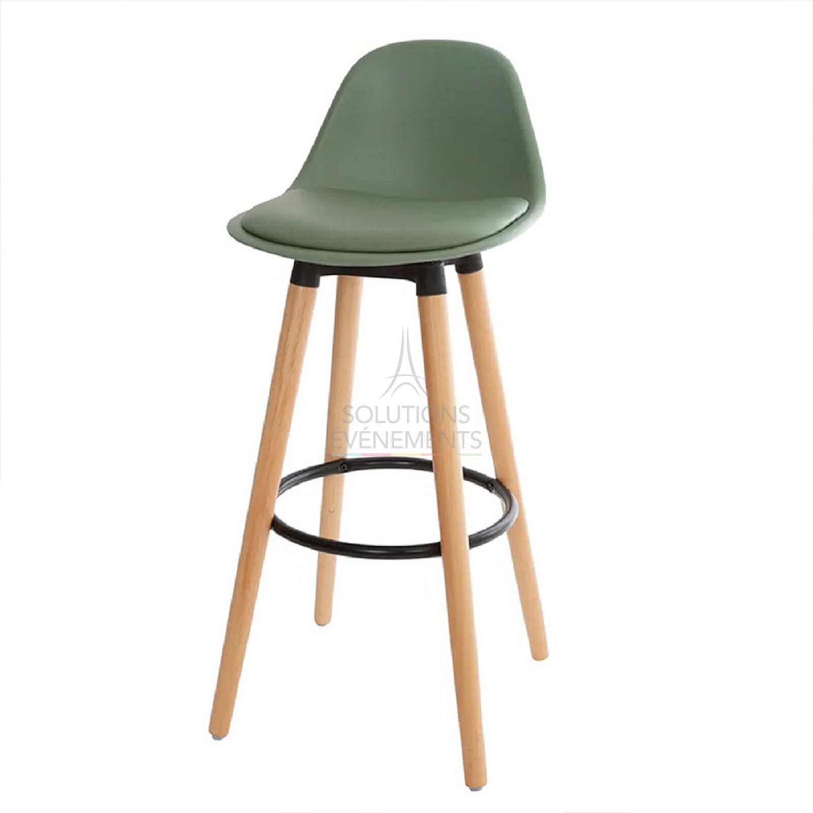 Tabouret Haut Malmo vert - Visuel 1