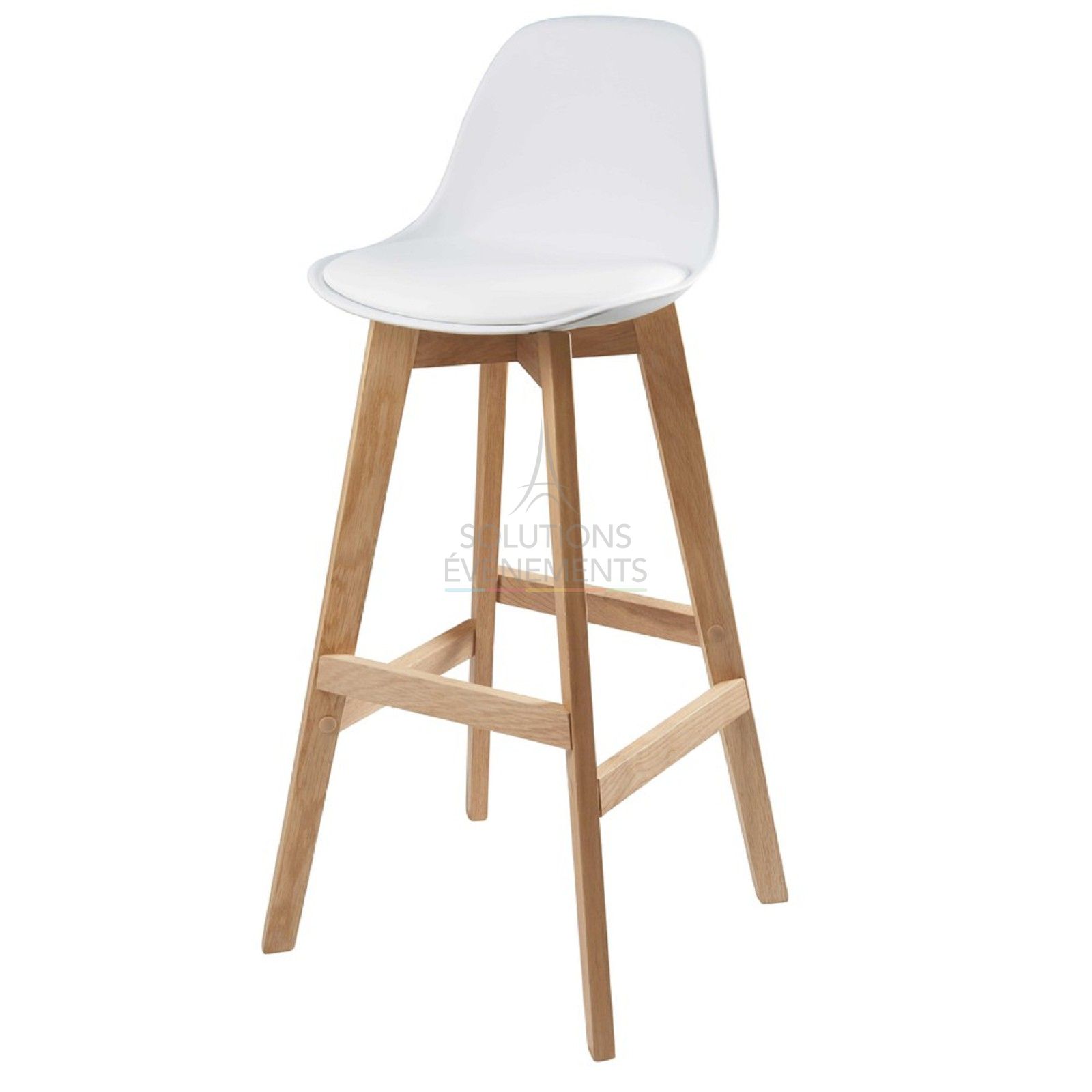 Location de tabouret de bar haut scandinave