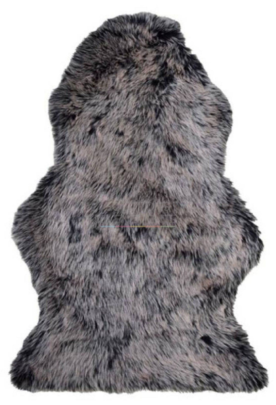 Location de tapis fausse fourrure grise