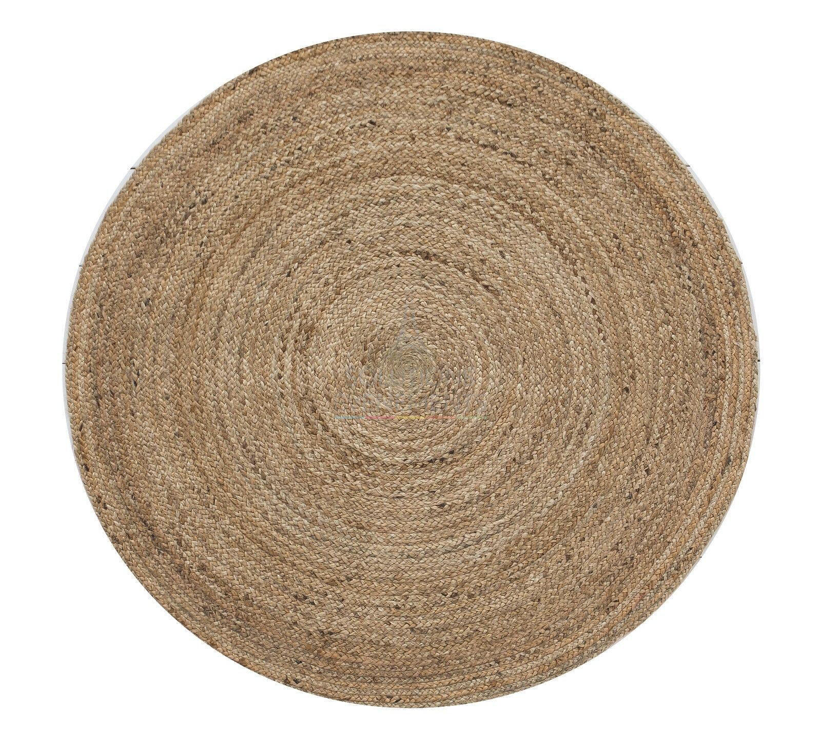 Location tapis rond jute naturel