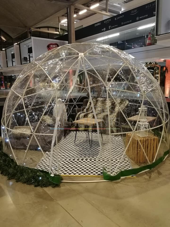Tente bulle igloo transparente - Visuel 3