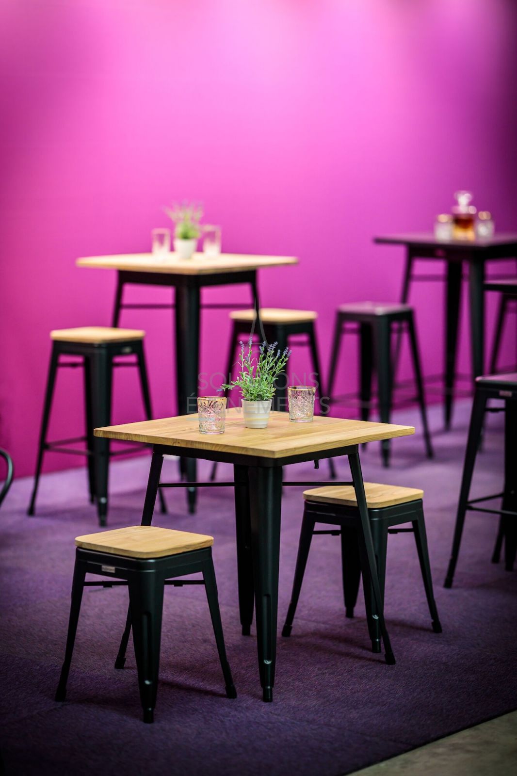 tolix high table - eiffel tray - visual 2