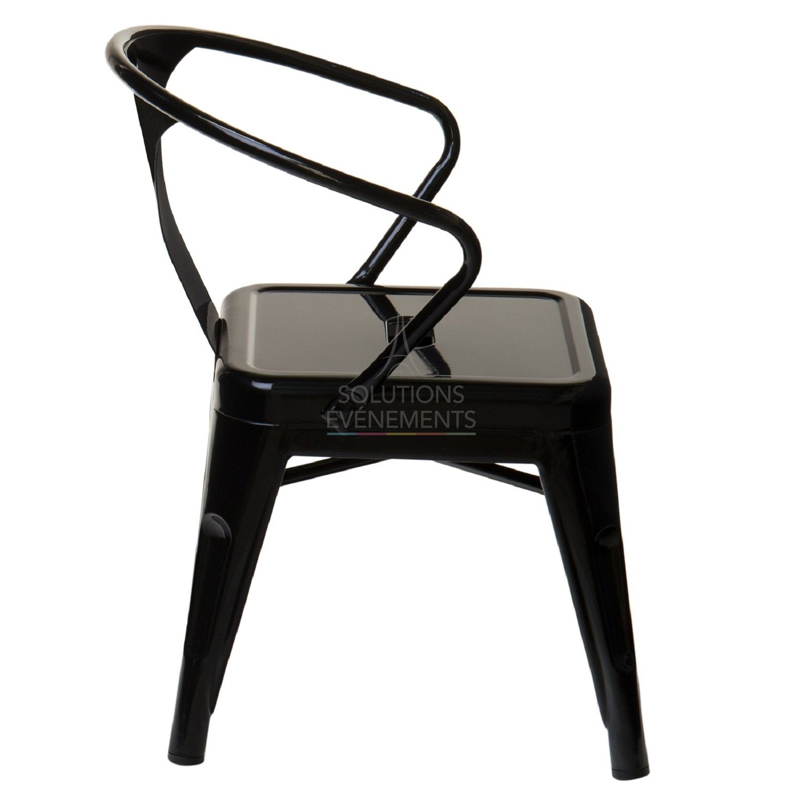 tolix kids black chair - visual 2