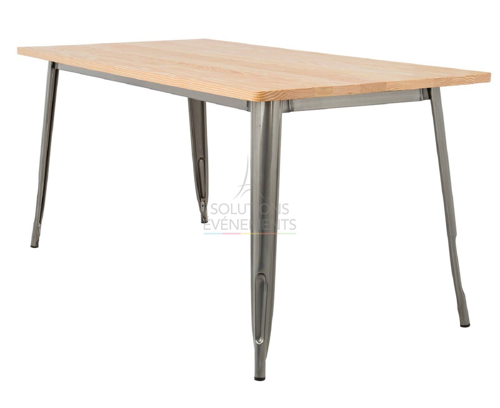 Tolix table rental 120 x 80cm