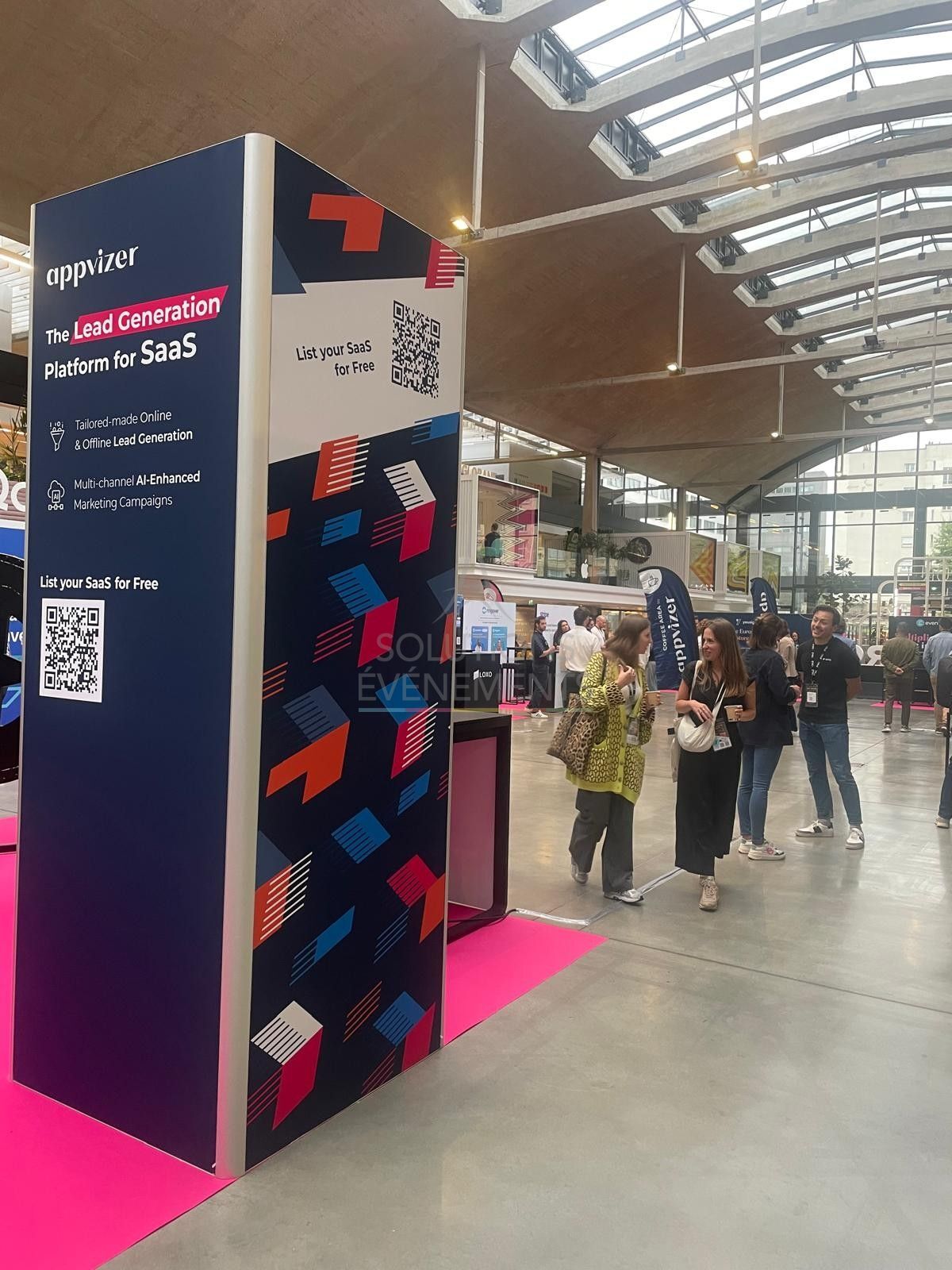 Totem publicitaire carré personnalisable - H3m - Visuel 2