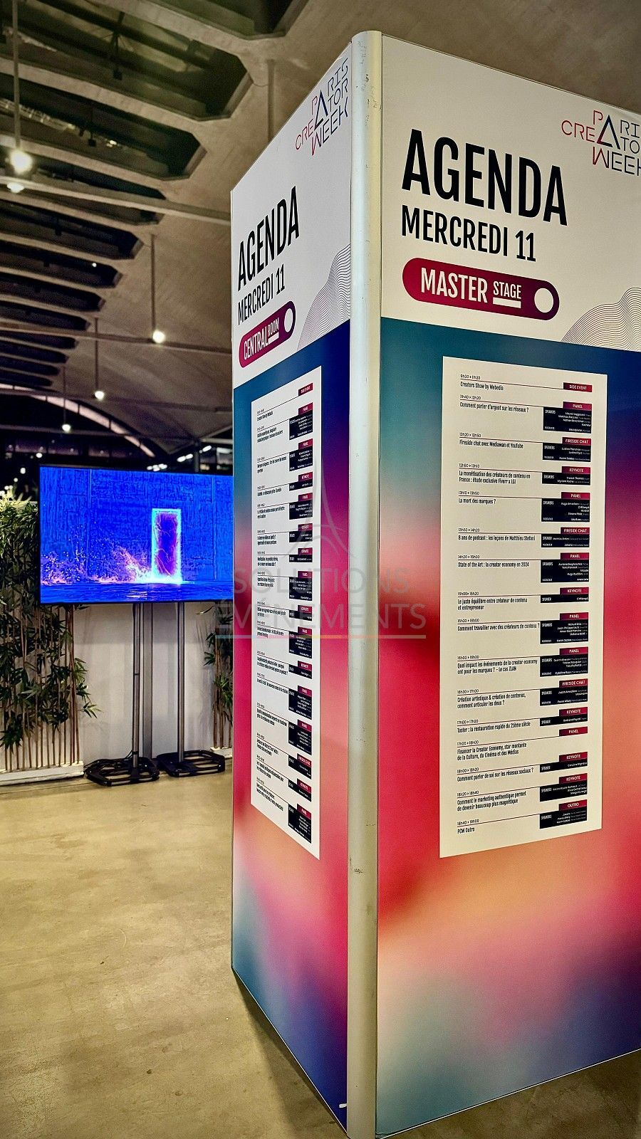 Totem publicitaire carré personnalisable - H3m - Visuel 3