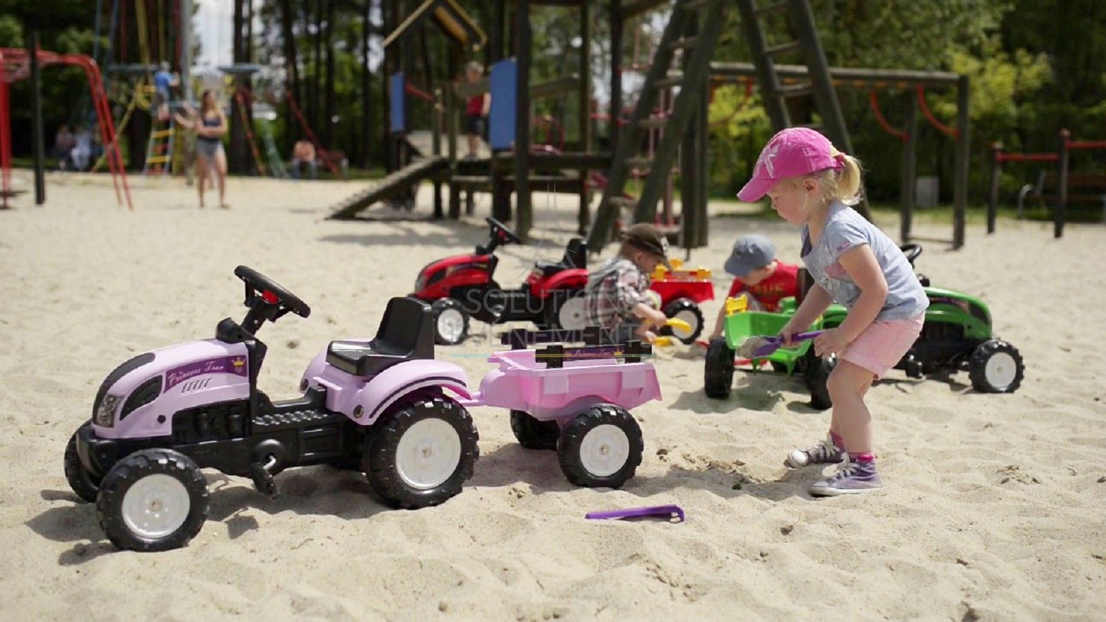 Tracteur à pédales - Jeux enfant - Visuel 3