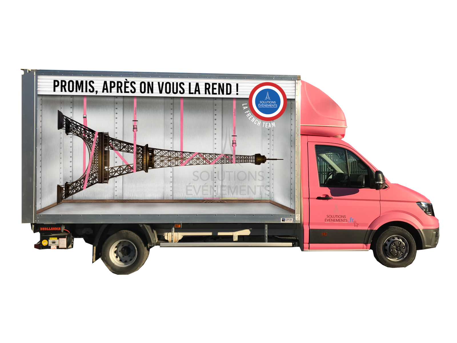 Livraison ou reprise de vos mobiliers et matériels événementiels