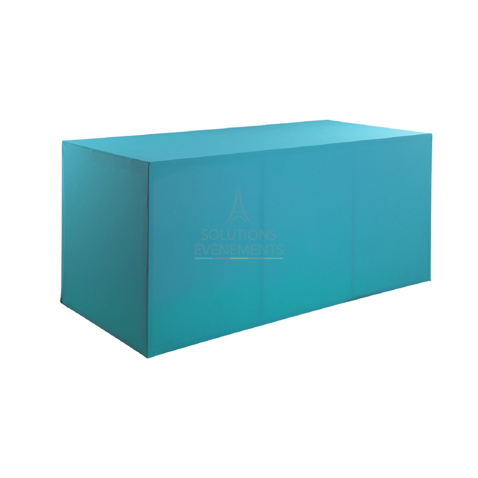 Turquoise buffet cover 200x94x90 - Visual 1