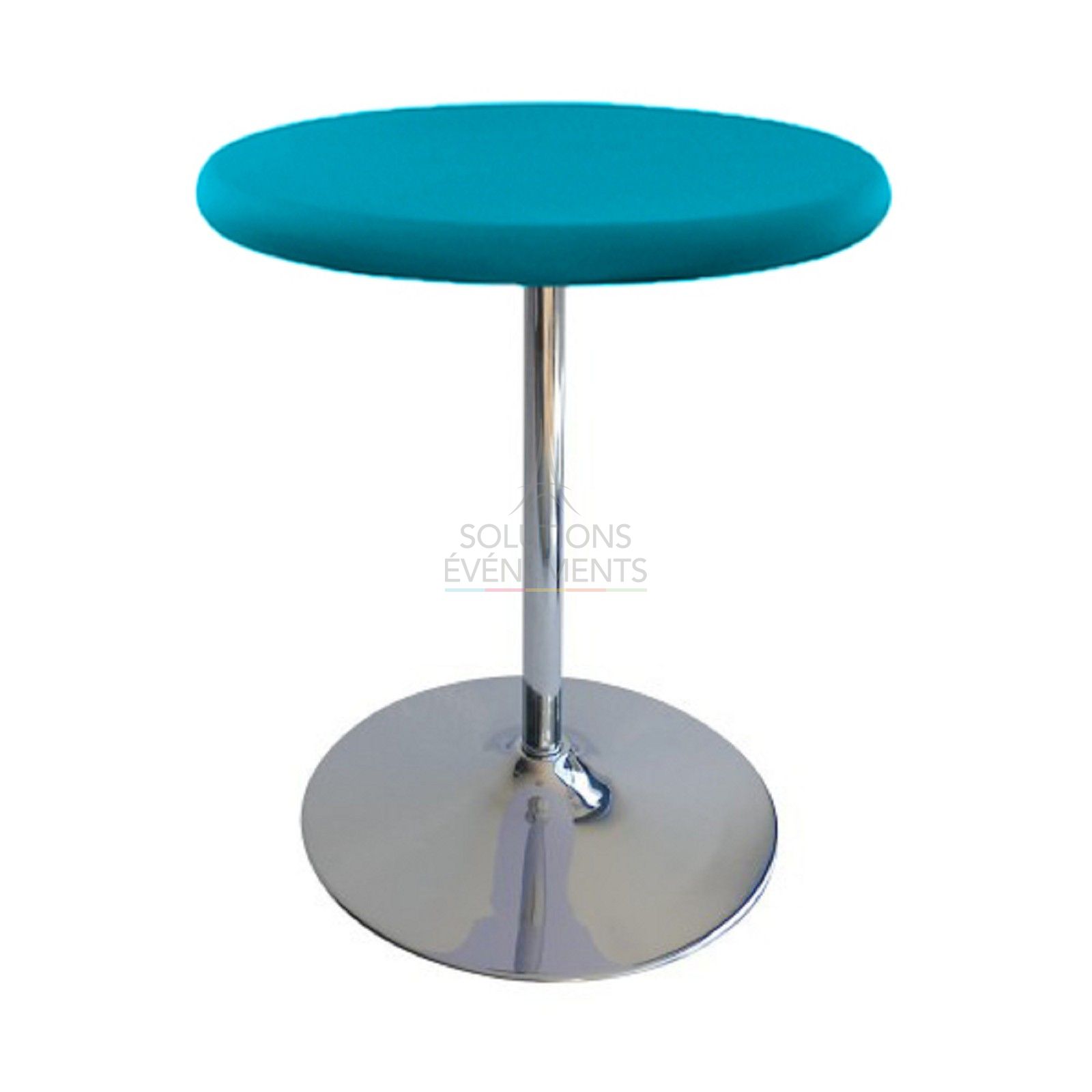 Turquoise Modulo Pedestal Table - Visual 1