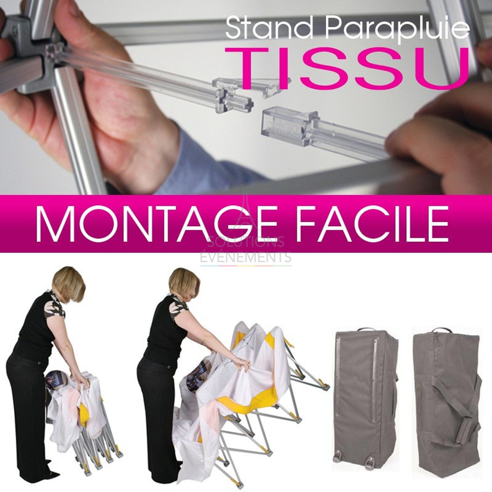 Umbrella stand 8x3 straight - Visual 2