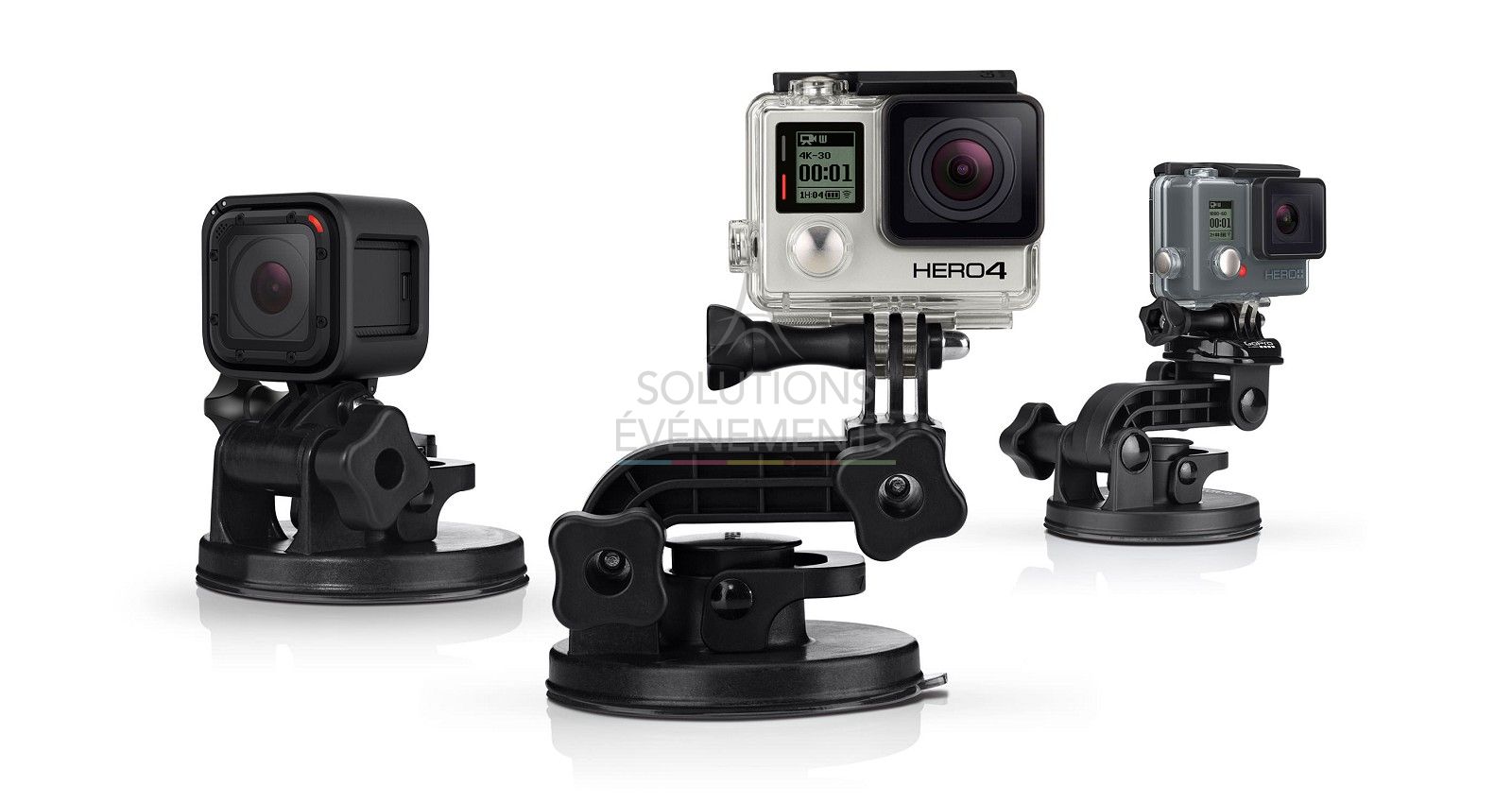 Fixation ventouse pour GoPro