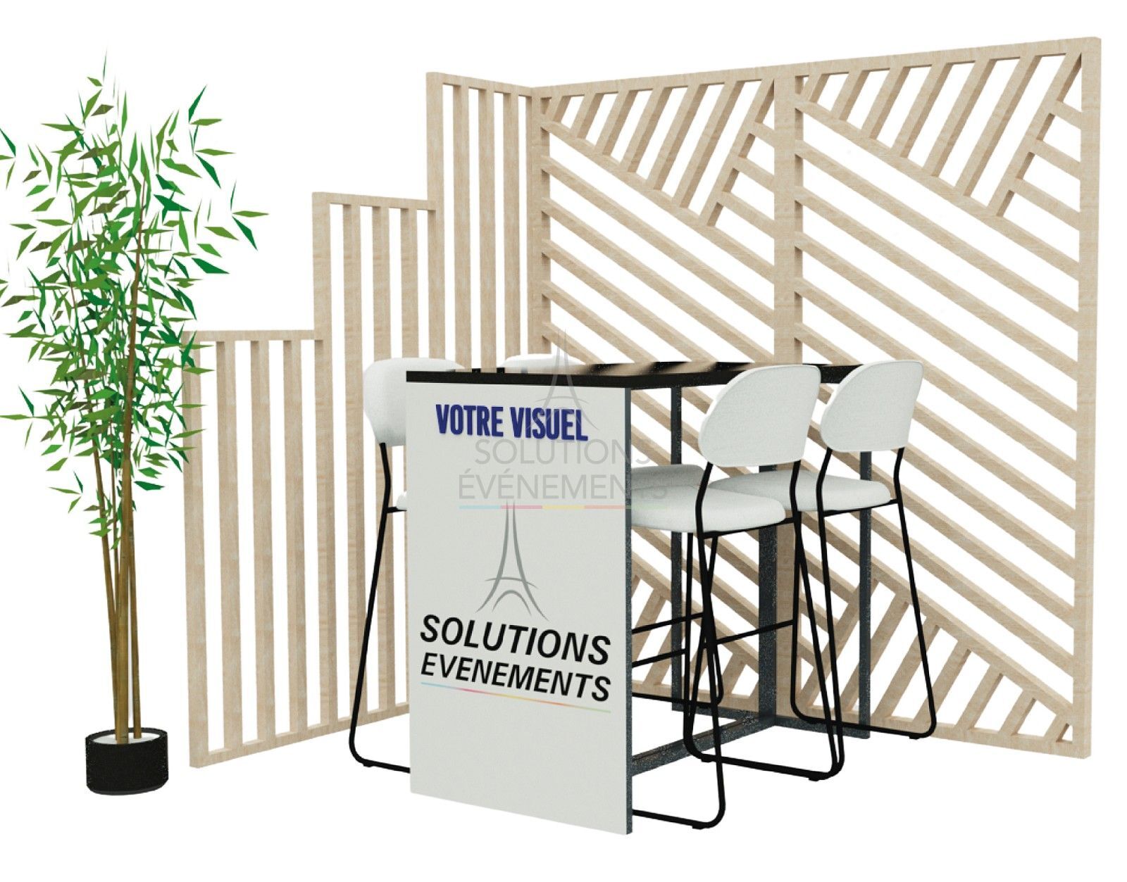 Location pack premium stand exposition - Versailles L