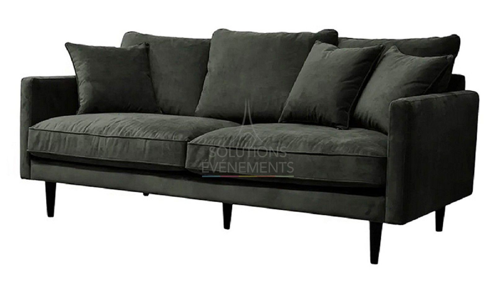 3 seater velvet sofa rental