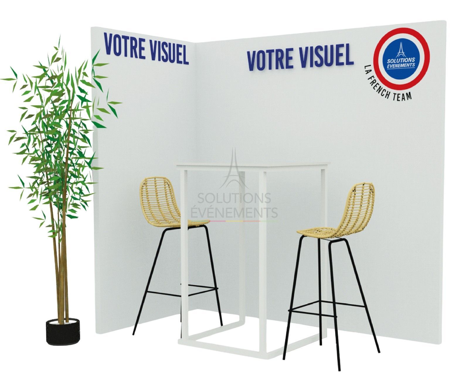 Location pack personnalisable stand exposition - Villepinte L