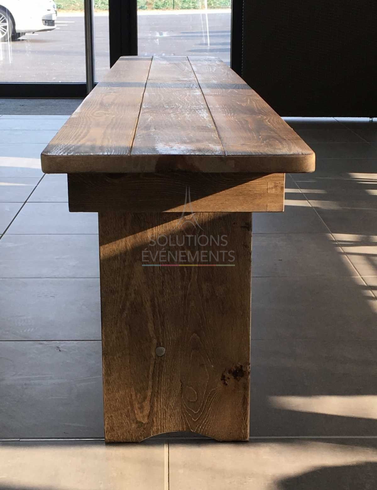 Vintage wooden bench - Visual 4