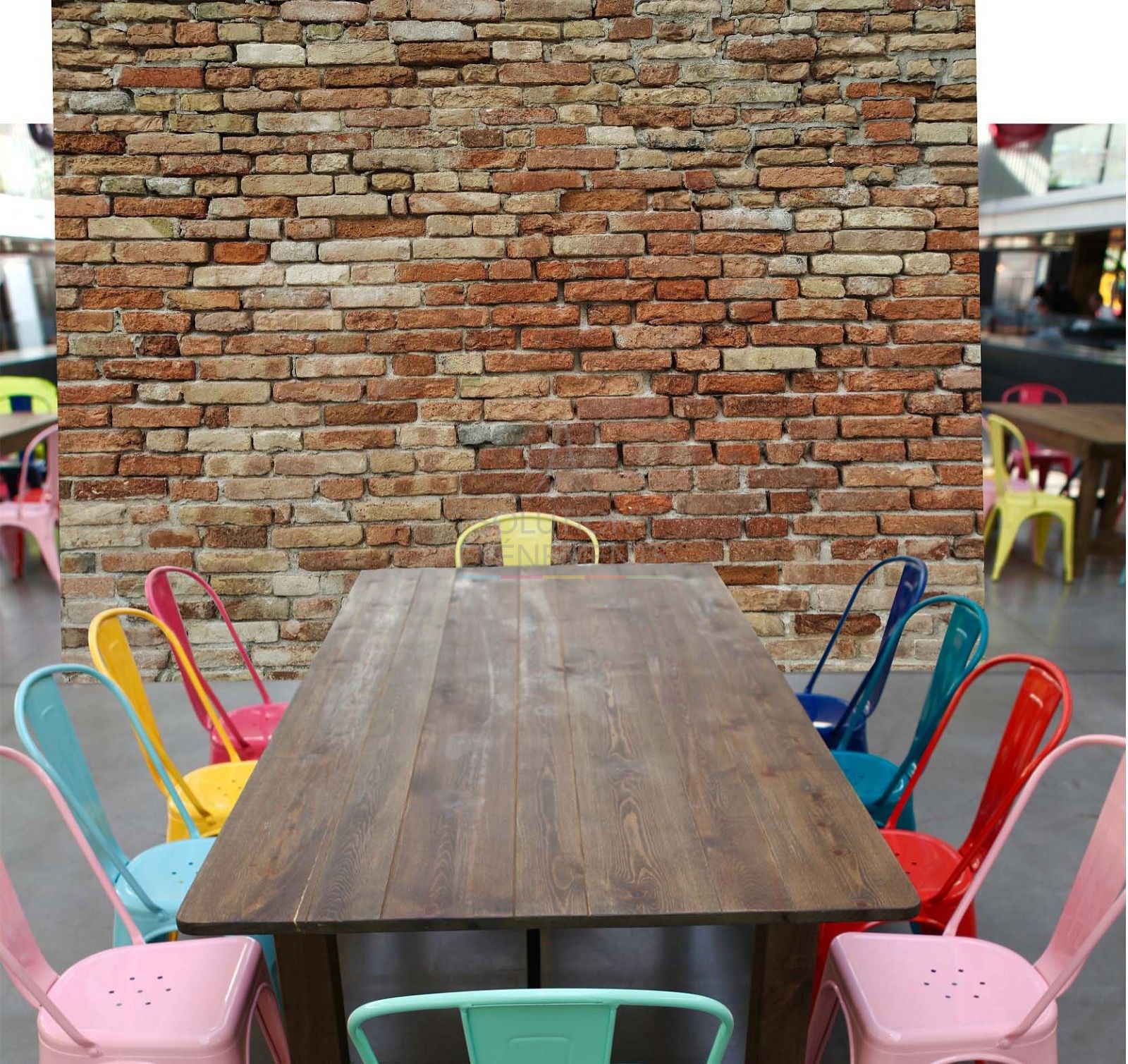Wall decor brick wall - Visual 3