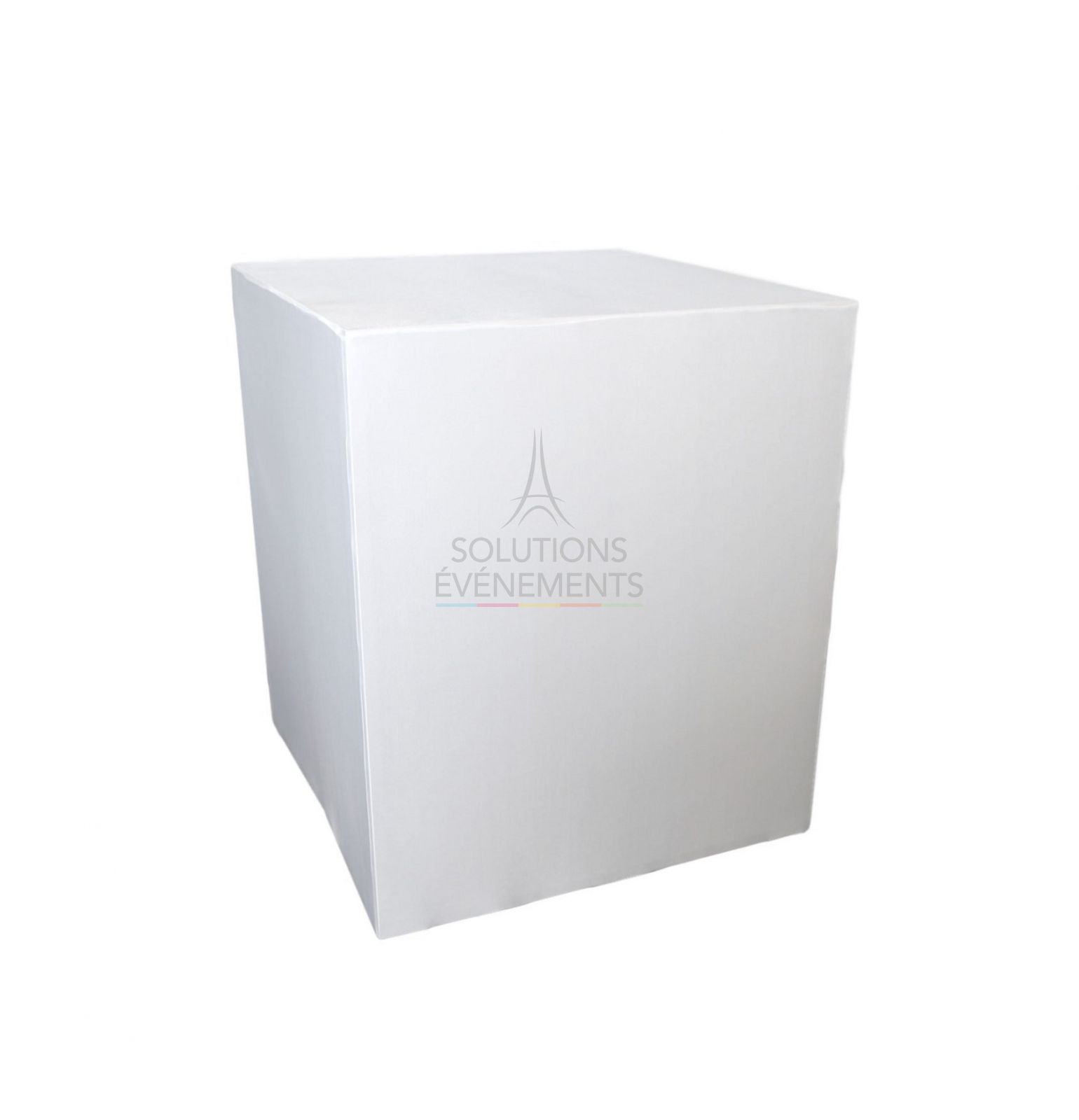 Rental of white cover for half folding sideboard