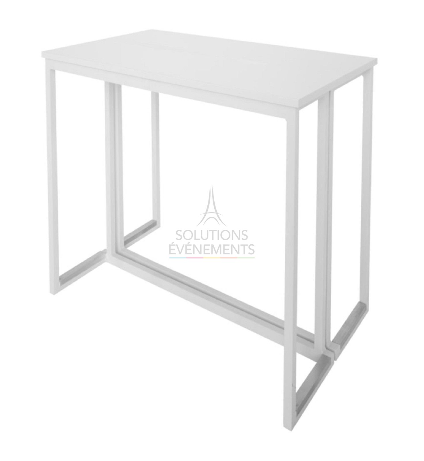 Location de table haute au design moderne