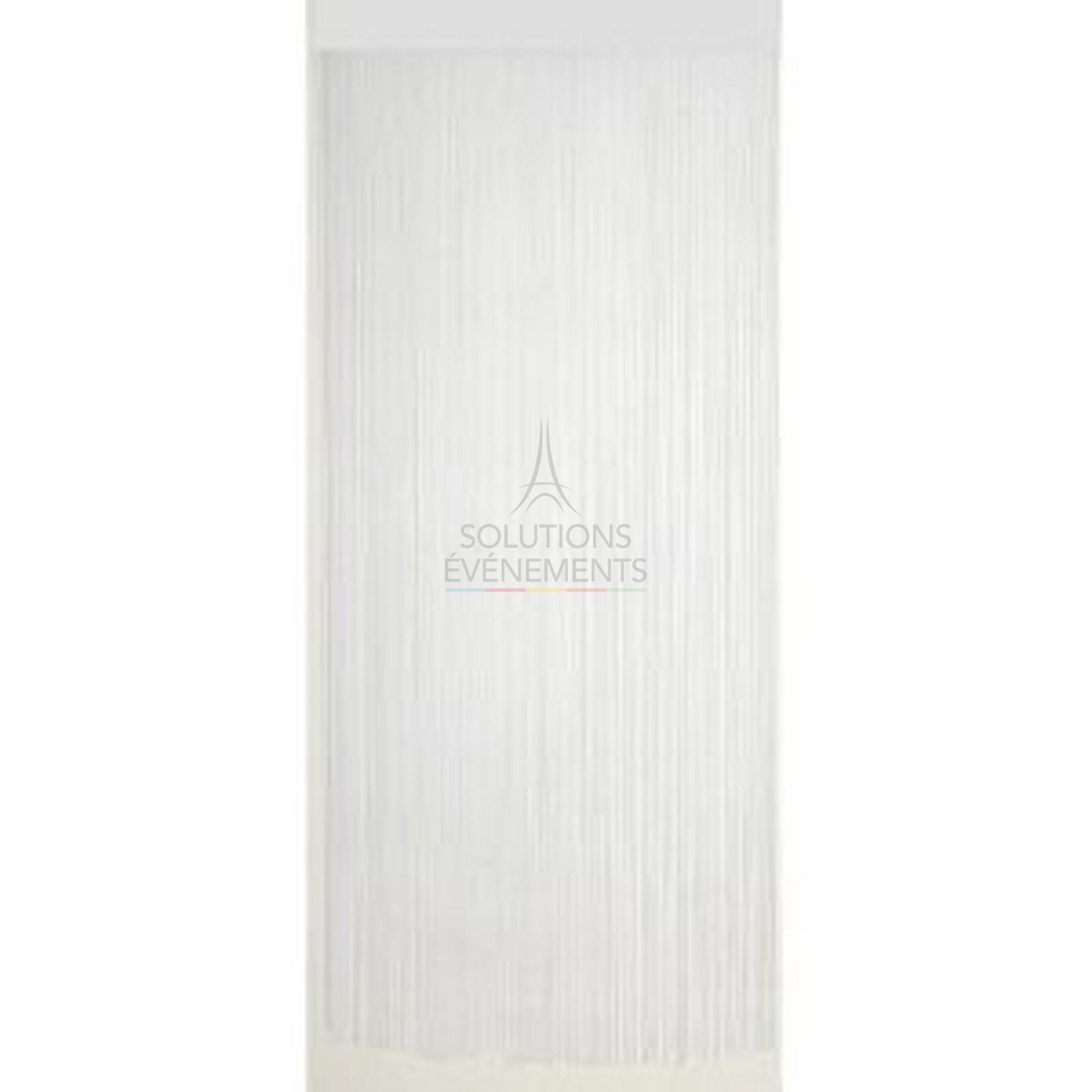 Rental White Thread Curtains