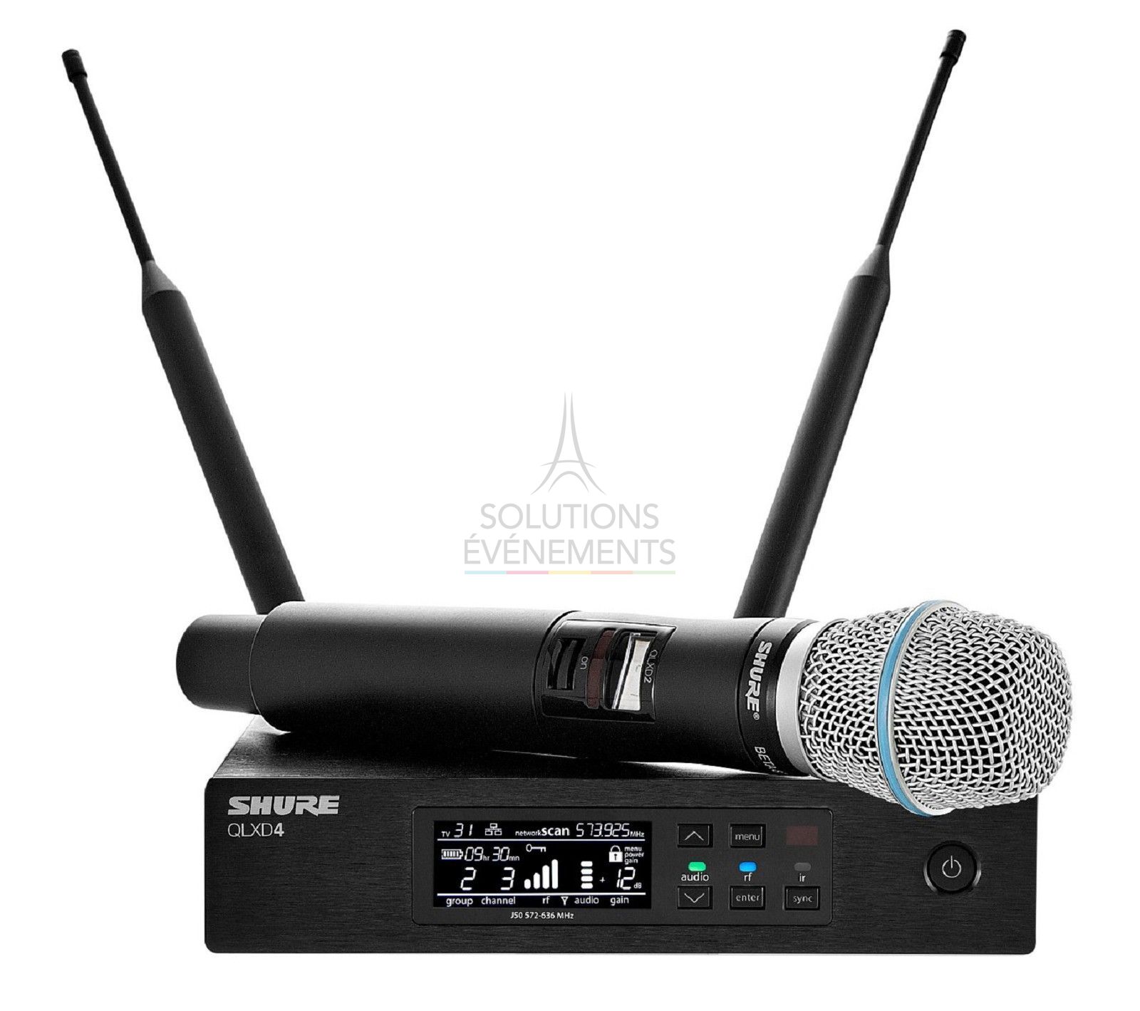 Location Micro Shure - QLXD24/Beta87A K51