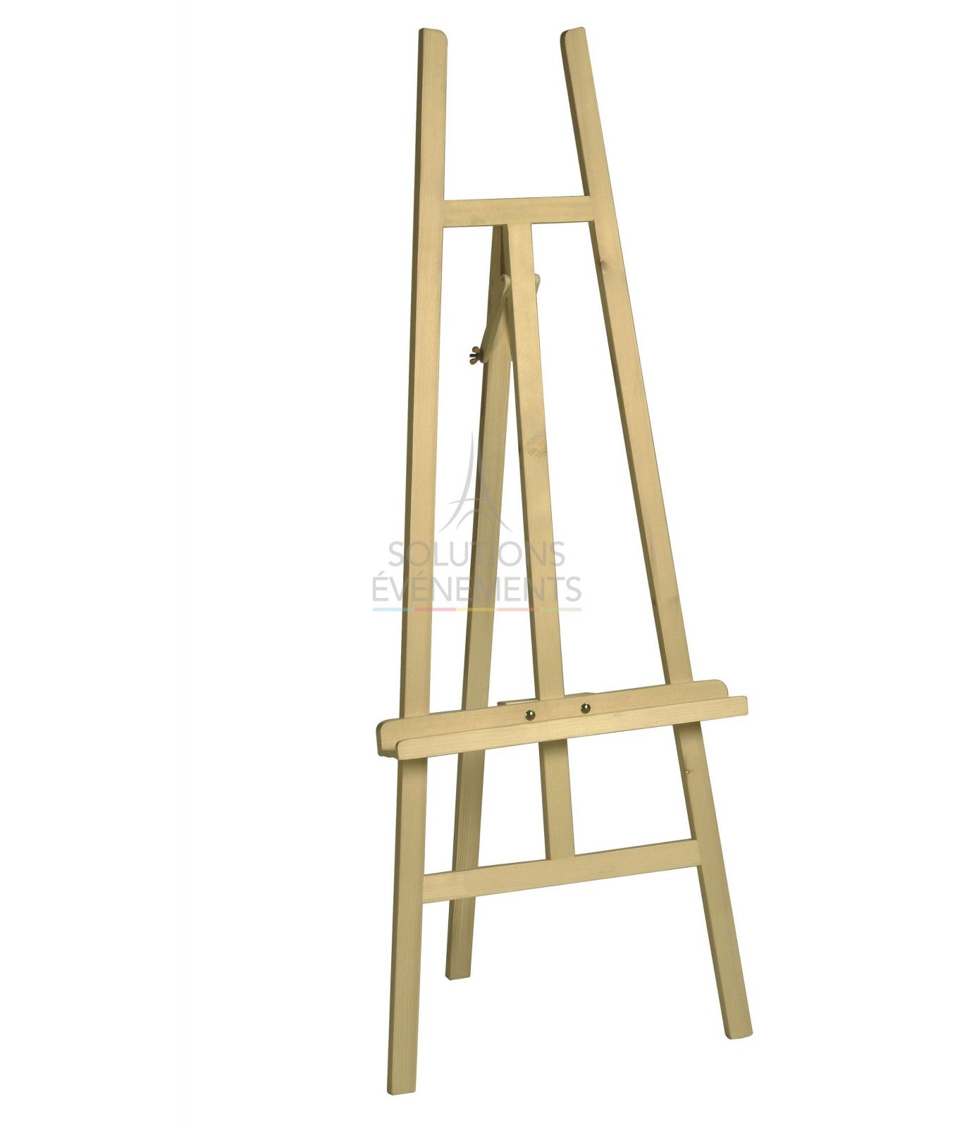 Rental brown wooden easel