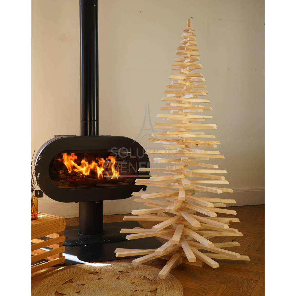 Wooden fir tree 160 cm - Visual 3