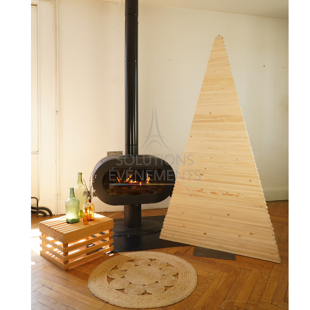 Wooden fir tree 200 cm - Visual 4