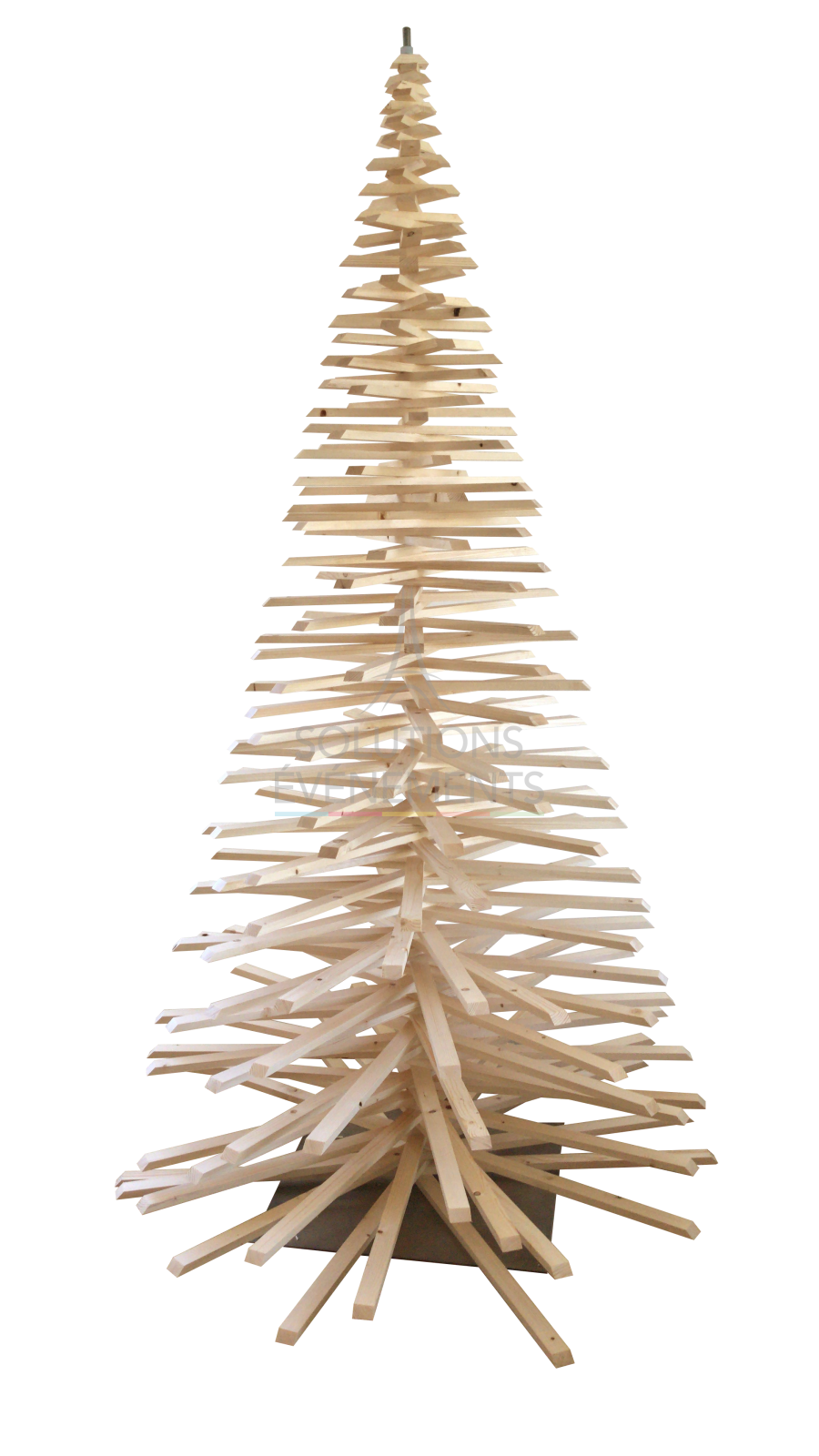 Rental modular wooden tree 300 cm height