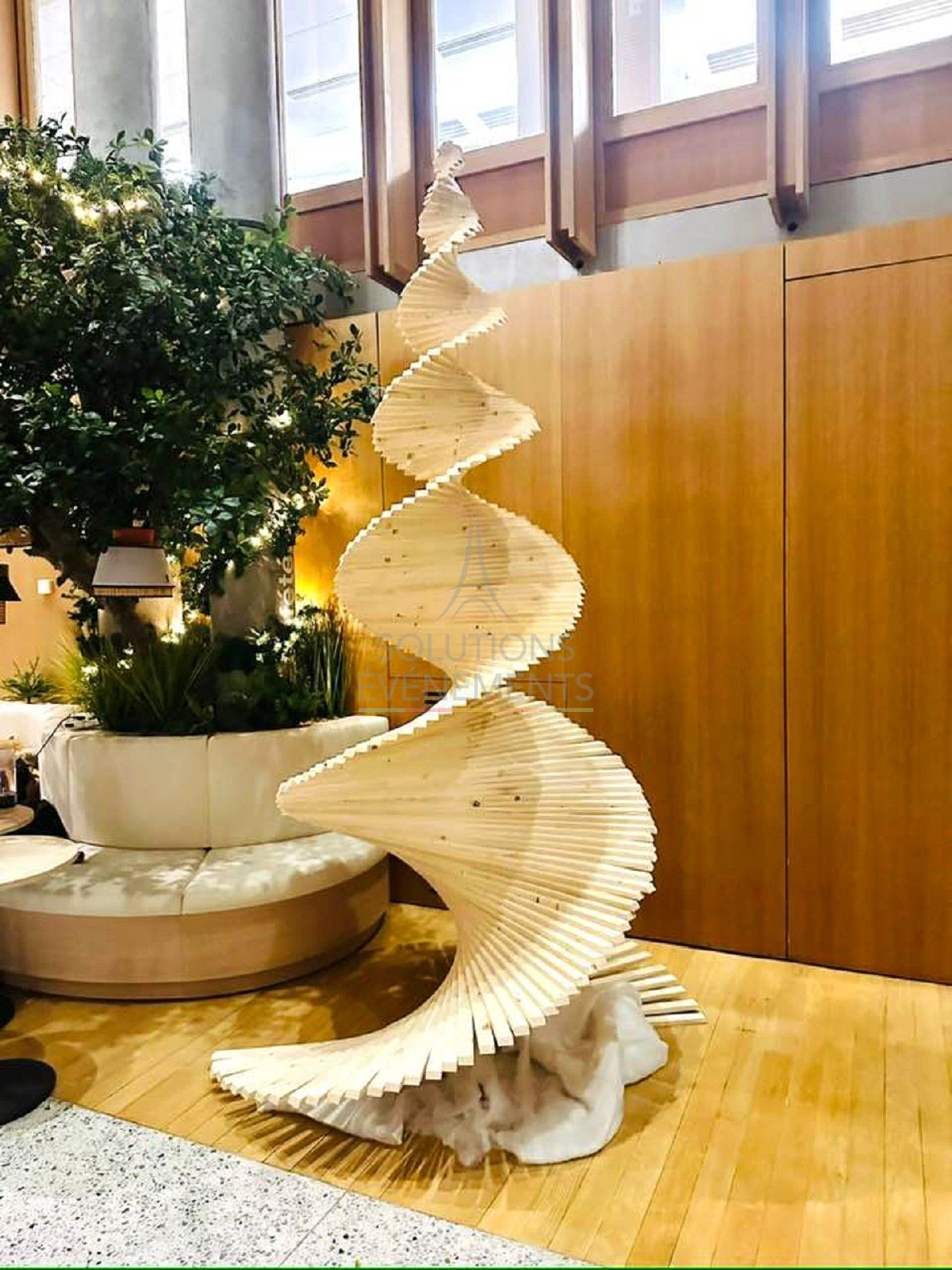 Wooden fir tree 300 cm - Visual 3