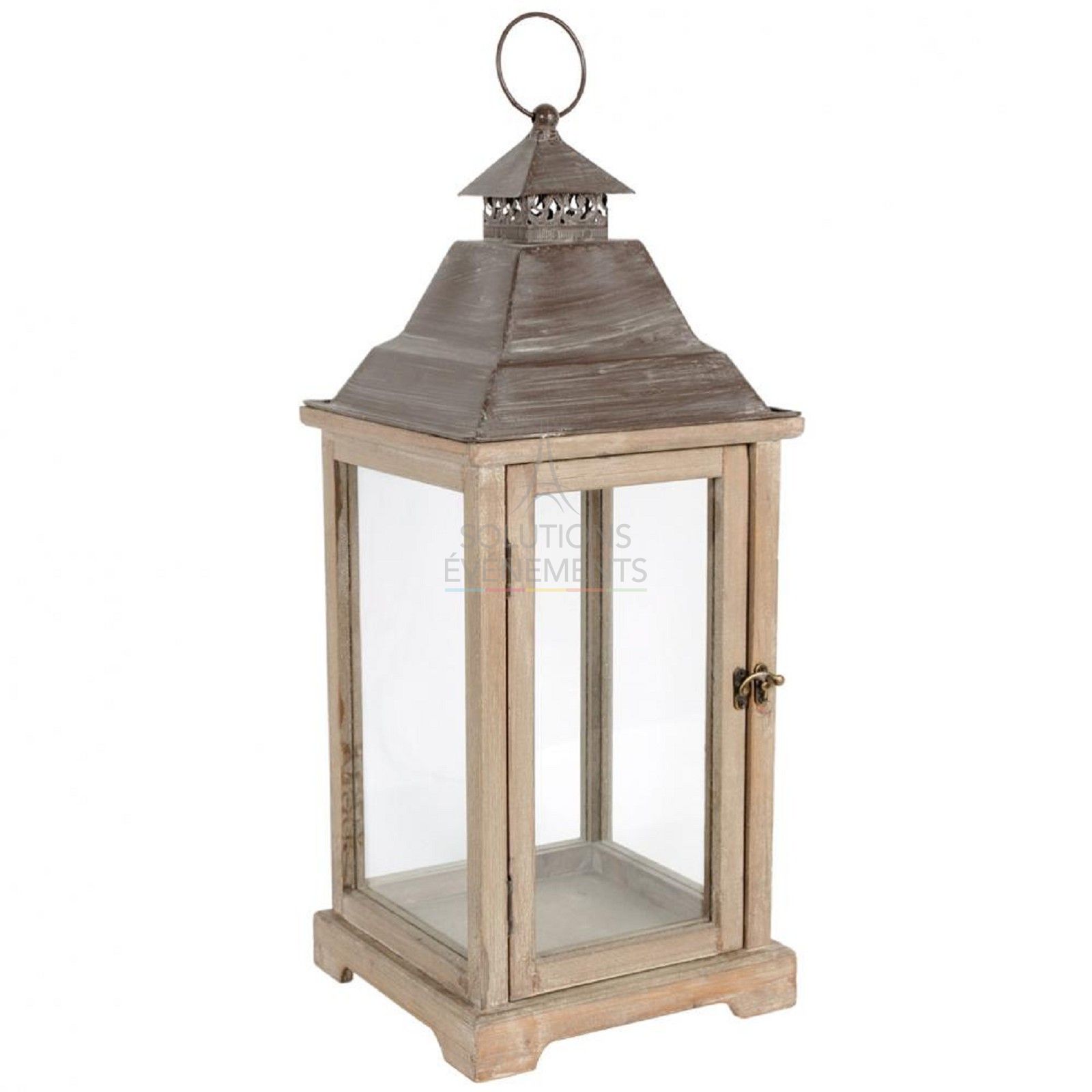 60cm wooden lantern rental