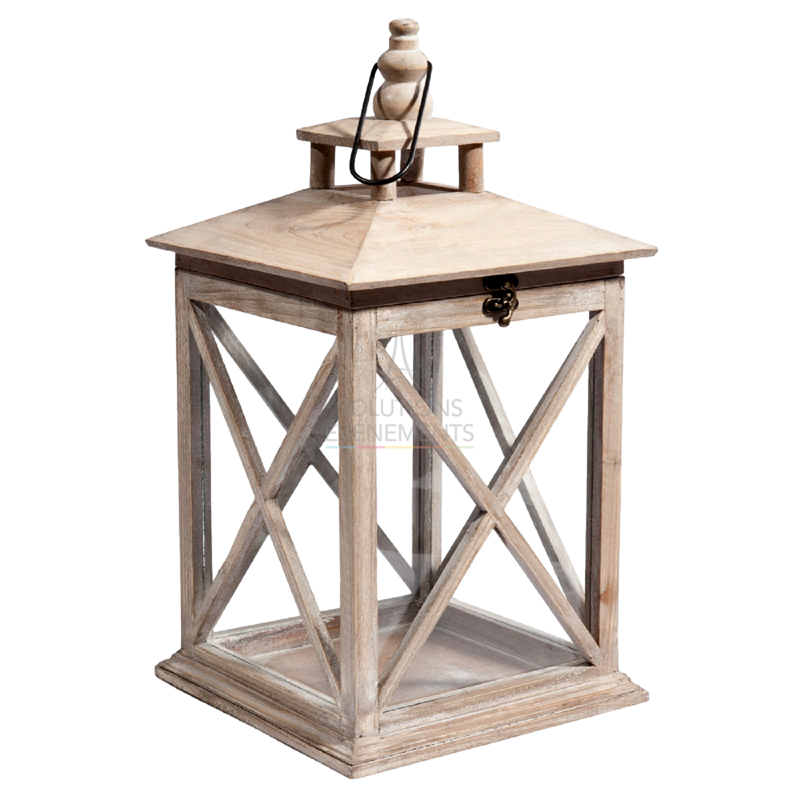 40cm wooden lantern rental