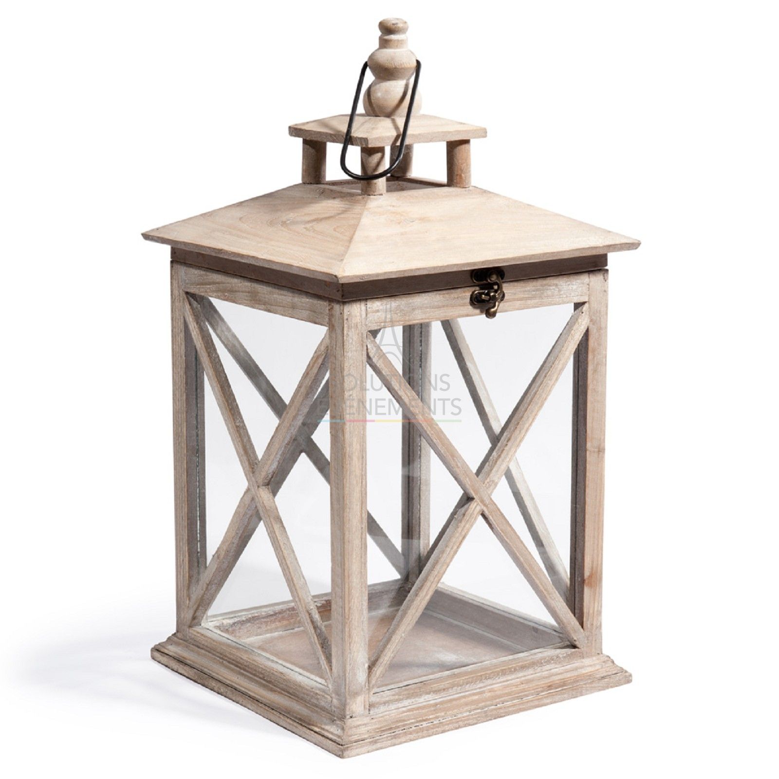 40cm wooden lantern rental